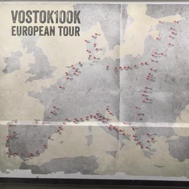 mappa Tour Europa
